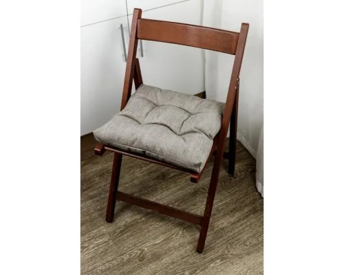 Подушка на стілець Прованс FIESTA Сіра 40х40см (33514)