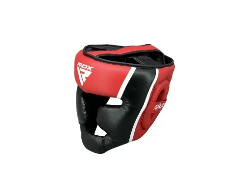 Боксерский шлем RDX Aura Plus T-17 Red/Black L (HGR-T17RB-L+)