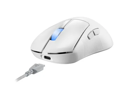 Мишка ASUS ROG Keris II WL ACE Wireless/Bluetooth/USB White (90MP03N0-BMUA10)