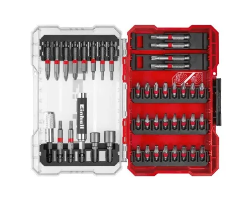 Набір біт Einhell 42шт, HEX, PH, PZ, Torx, 50мм, кейс (118953)