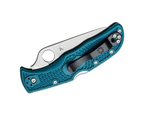 Ніж Spyderco Endela K390 Serrated Blue (C243FSK390)