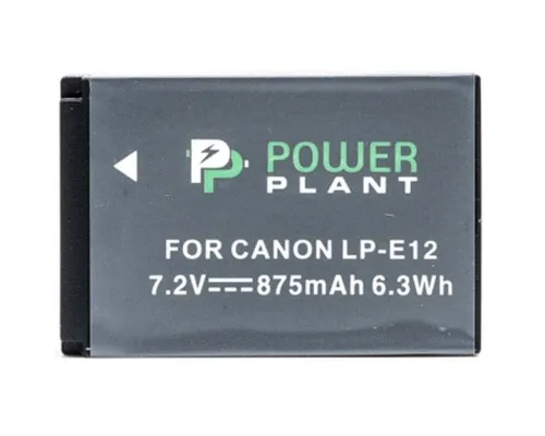 Акумулятор до фото/відео PowerPlant Canon LP-E12 (DV00DV1311)