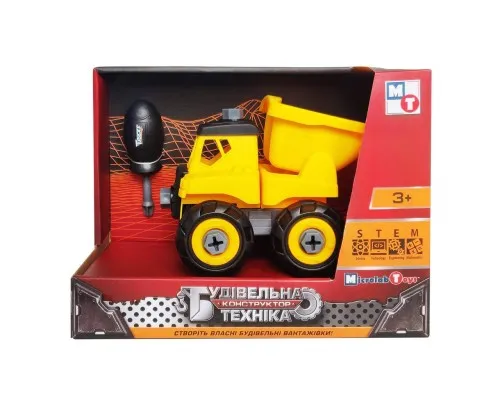 Конструктор Microlab Toys Будівельна техніка - вантажівка (MT8906А)