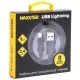 Дата кабель USB 2.0 AM to Lightning 2.0m Maxxter (UB-L-USB-02-2m)