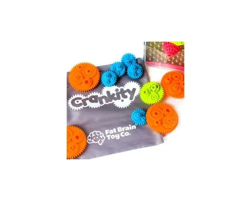 Игровой набор Fat Brain Toys Разноцветные Шестеренки Crankity (F140ML)