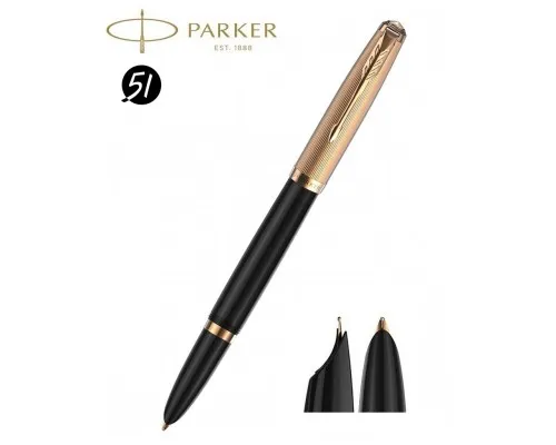 Ручка піряна Parker PARKER 51 Premium Black GT  FP18 F (57 011)