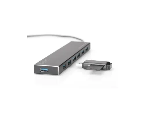 Концентратор Digitus USB 3.0 Hub, 7 Port (DA-70241-1)