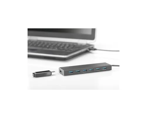 Концентратор Digitus USB 3.0 Hub, 7 Port (DA-70241-1)