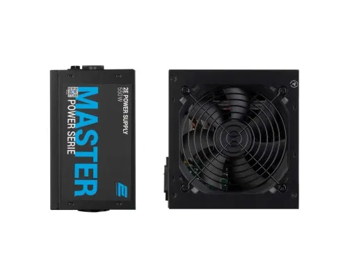 Блок живлення 2E MASTER POWER (550W), >80, 80+ White, 120mm, 1xMB 24pin(20+4), 1xCPU 8pin(4+4), 3xMolex, 5xSATA, (2E-MP550-120APFC)