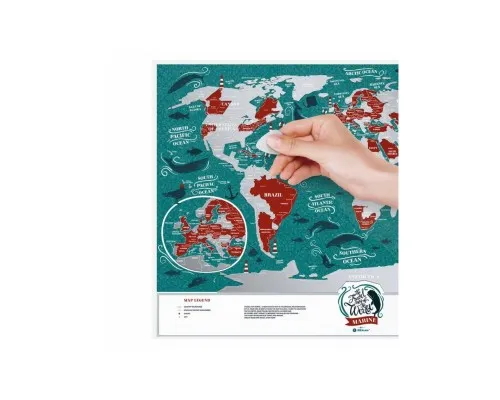 Скретч карта 1DEA.me Travel Map Marine World (13020)