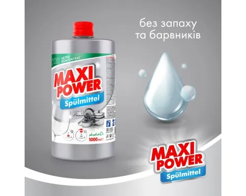 Засіб для ручного миття посуду Maxi Power Платинум запаска 1000 мл (4823098408475)