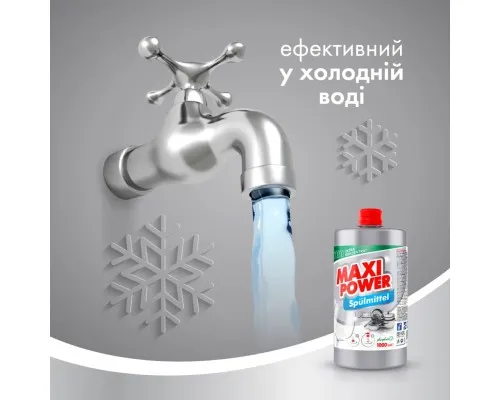 Засіб для ручного миття посуду Maxi Power Платинум запаска 1000 мл (4823098408475)