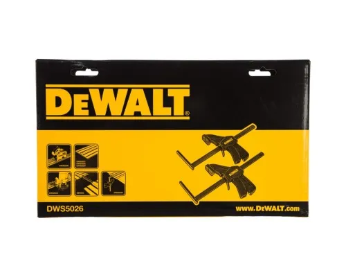 Струбцина DeWALT для направляючих шин DWS5021/DWS5022/DWS5023, 2 шт (DWS5026)