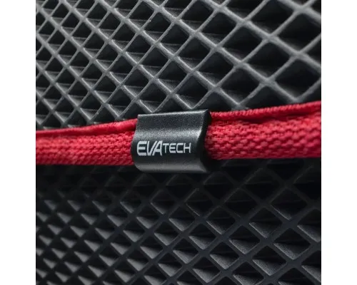 Сумка-органайзер EVAtech XL-PRO 32x100x30 см. Ромб чорний з червоним кантом (BS13643OX3RBR)