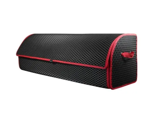 Сумка-органайзер EVAtech XL-PRO 32x100x30 см. Ромб чорний з червоним кантом (BS13643OX3RBR)