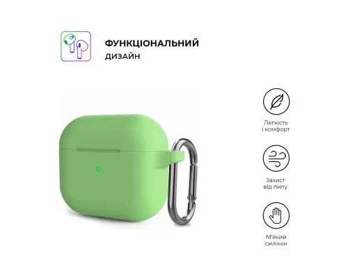 Чохол для навушників Armorstandart Hang Case для Apple AirPods 3 Matcha Green (ARM60315)