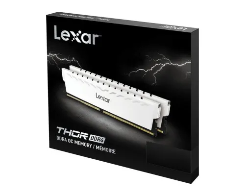 Модуль памяти для компьютера DDr432GB (2x16GB) 3600 MHz Thor White Lexar (LD4BU016G-R3600GDWG)