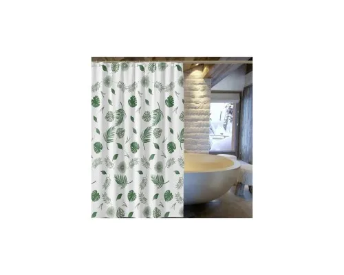 Шторка для ванної Stenson 180х180 см зелений (R92247 green)