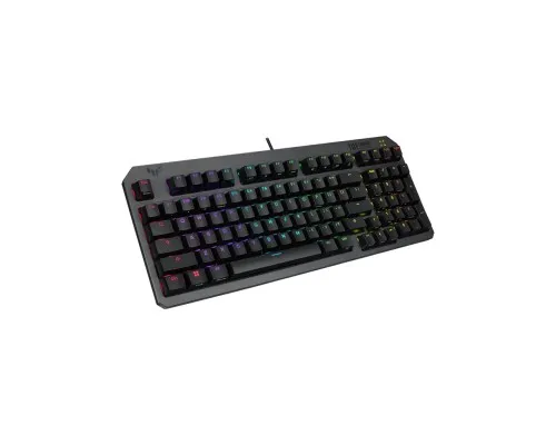 Клавиатура ASUS TUF Gaming K3 Gen II Opti-Mech RGB Red Switches USB UA Black (90MP0390-BKMA00)