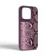 Чехол для мобильного телефона Harder Genuine Snake Apple iPhone 14 Pro Dark Purple (ARM76788)