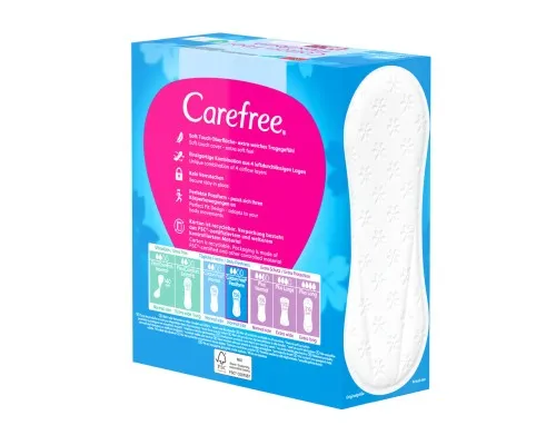 Ежедневные прокладки Carefree Cotton Feel Flexiform Без аромата 56 шт. (3574661482194)