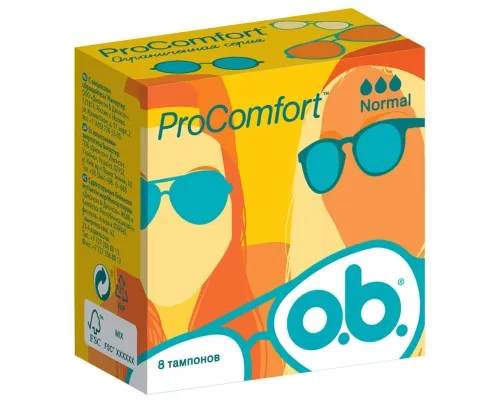 Тампони o.b. ProComfort Normal 8 шт. (3574660234305)