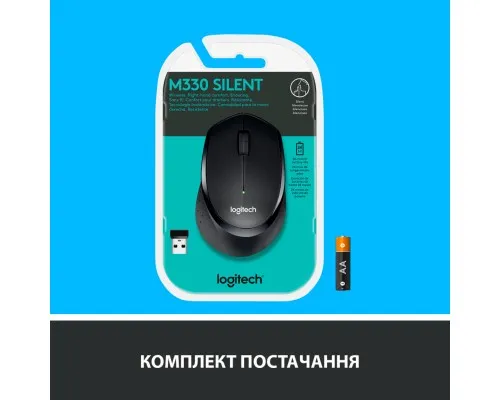 Мишка Logitech M330 Silent plus Black (910-004909)