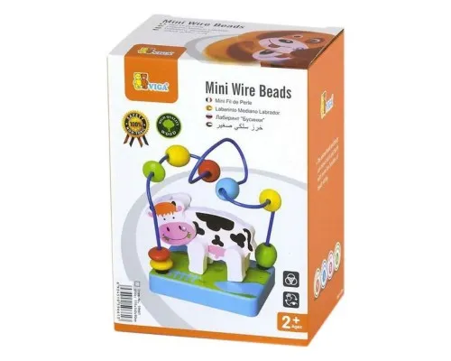 Развивающая игрушка Viga Toys Мини-лабиринт Корова (59661)