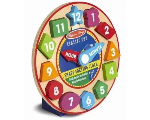 Розвиваюча іграшка Melissa&Doug Годинник-сортер (MD18593)