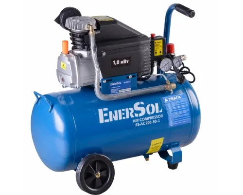 Компрессор Enersol поршневой 200 л/мин, 1.8 кВт, вес 31 кг (ES-AC200-50-1)