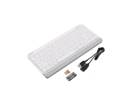 Клавіатура A4Tech FBK11 Wireless White