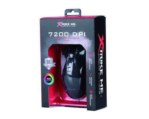 Мишка Xtrike ME GM-215 RGB-LED USB Black (GM-215)