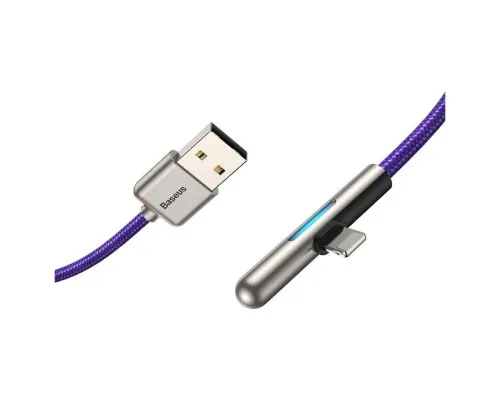 Дата кабель USB 3.1 AM to Lightning 1.0m CAL7C 1.5A 90 Purple Baseus (CAL7C-A05)