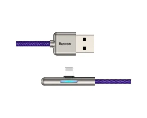 Дата кабель USB 3.1 AM to Lightning 1.0m CAL7C 1.5A 90 Purple Baseus (CAL7C-A05)