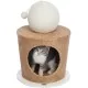 Дряпка (когтеточка) для котов Trixie Пещера с шаром 36х50 см коричневая (4011905444130)