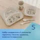 Набор детской посуды Canpol babies BONJOUR PARIS посуды 5 эл. синий (9/227_blu)