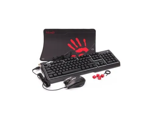 Комплект A4Tech Bloody B1700 USB Black (4711421980401)
