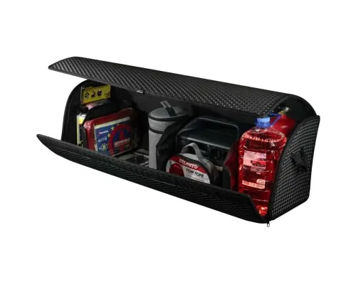 Сумка-органайзер EVAtech XL-PRO 32x100x30 см. Ромб чорний з чорним кантом (BS13643OX3RBB)