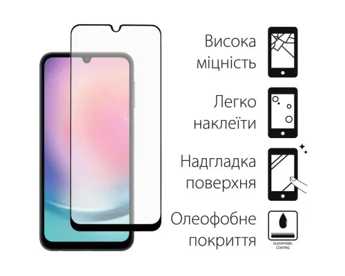 Скло захисне Dengos Full Glue Samsung Galaxy M34 5G (TGFG-310)