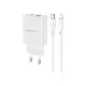 Зарядное устройство BOROFONE BA56A Lavida PD20W+QC3.0 charger (Type-C to Lightning) White (BA56ACLW)