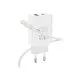 Зарядное устройство BOROFONE BA56A Lavida PD20W+QC3.0 charger (Type-C to Lightning) White (BA56ACLW)