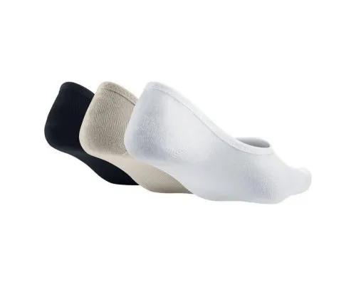 Шкарпетки Nike W NK EVERYDAY LTWT FOOT 3PR SX4863-900 34-38 3 пари Чорний/Білий/Бежевий (823233345874)