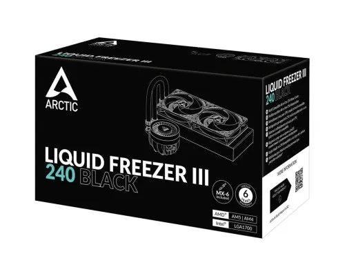 Система водяного охолодження Arctic Liquid Freezer III - 240 Black (ACFRE00134A)