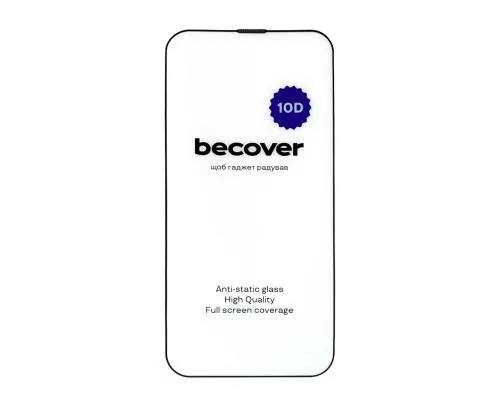 Скло захисне BeCover Apple iPhone 14 Plus 10D Black (711326)