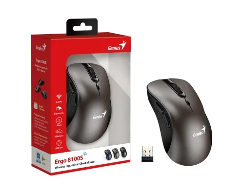 Мишка Genius Ergo 8100S Wireless Champagne (31030040402)