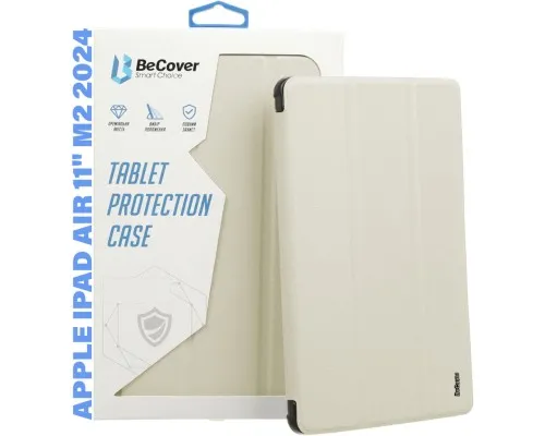 Чехол для планшета BeCover Tri Fold Soft TPU Silicone Apple iPad Air 11" M2 2024 Beige (711735)