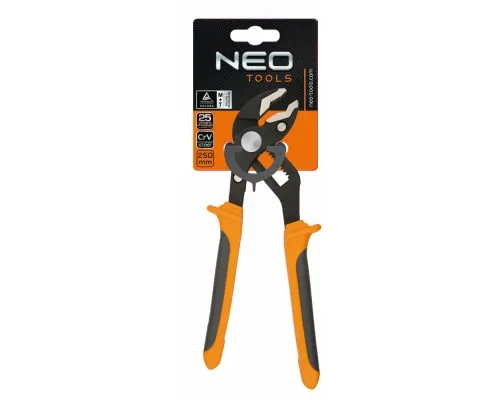 Кліщі Neo Tools трубні, 250 мм, діапазон 0-42 мм (01-204)