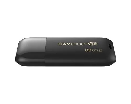 USB флеш накопичувач Team 64GB C175 Pearl Black USB 3.1 (TC175364GB01)