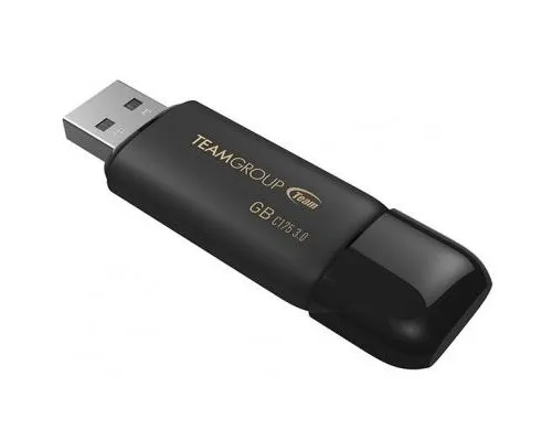 USB флеш накопитель Team 64GB C175 Pearl Black USB 3.1 (TC175364GB01)