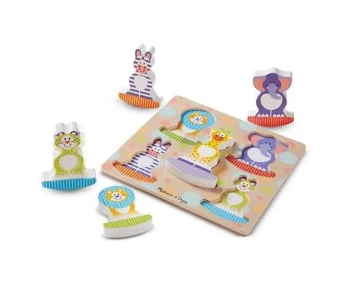 Розвиваюча іграшка Melissa&Doug Формовий пазл Сафарі (MD1886)
